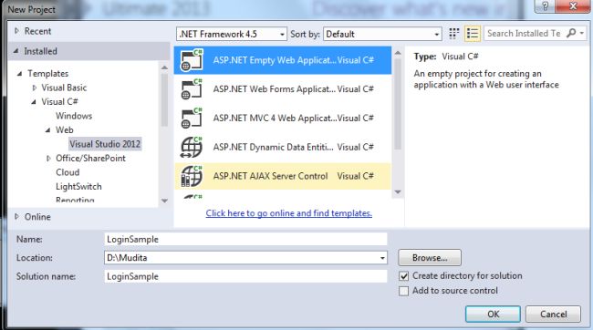 create Web Application
